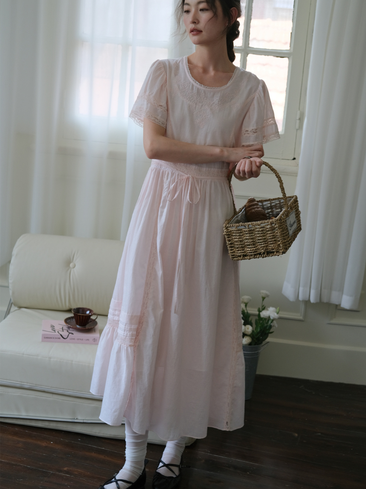 Blush Morning Waltz Dress