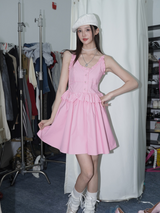 Parisian Ruffle Charm Dress