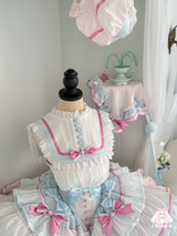 Little Chef Lady Blue Pink Lolita Dress