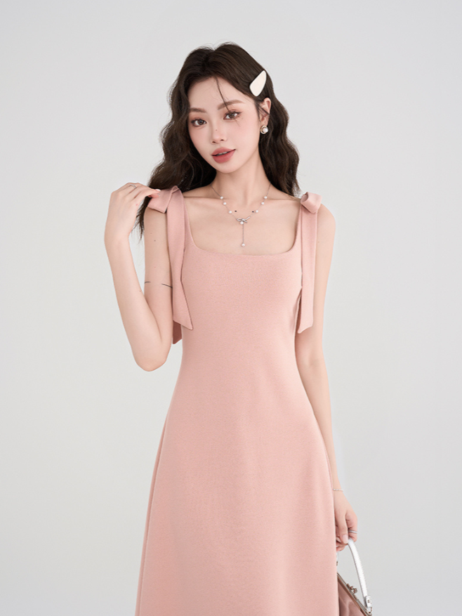 Sweet Bowknot Maxi Dress