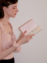 Blush Petal Whisper Scrunchie