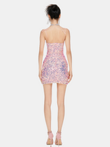 Sparkling Sequin Corset Mini Dress