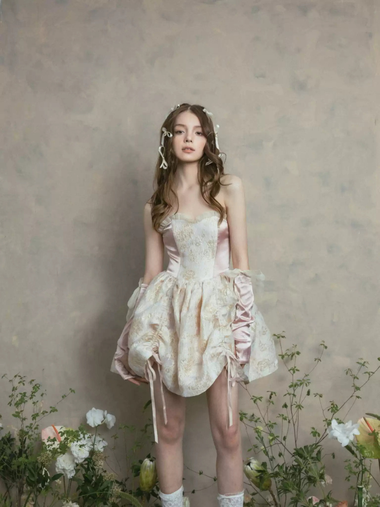Celestial Lace Corset Dress