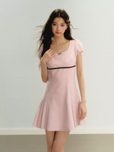 Petite Bow Puff Dress