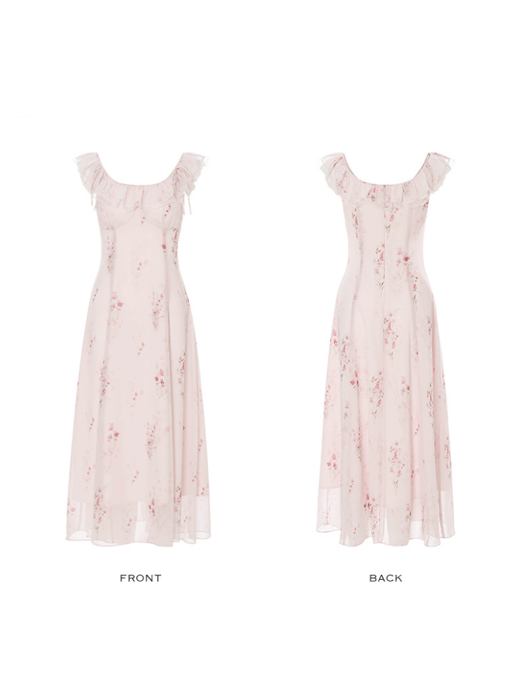 Whispering Petals Maxi Dress