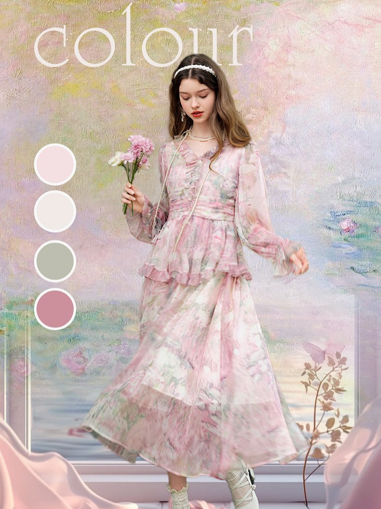 Monet’s Dream Tulle Dress