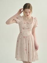 Pink Bloom Whisper Mini Dress