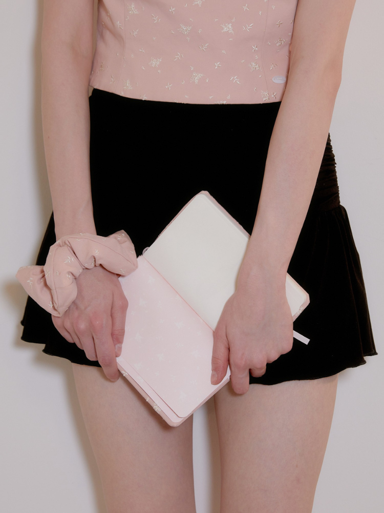 Blush Petal Whisper Scrunchie