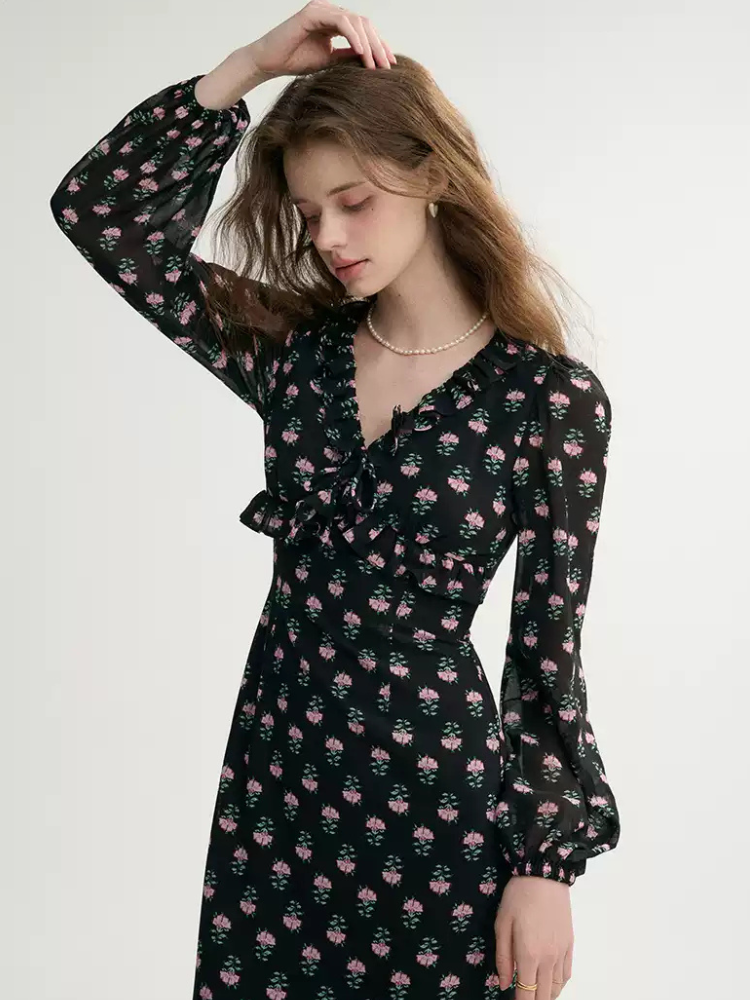 Blackberry Blossom Dress