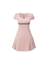 Petite Bow Puff Dress