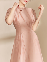 Blush Blossom Cheongsam Dress