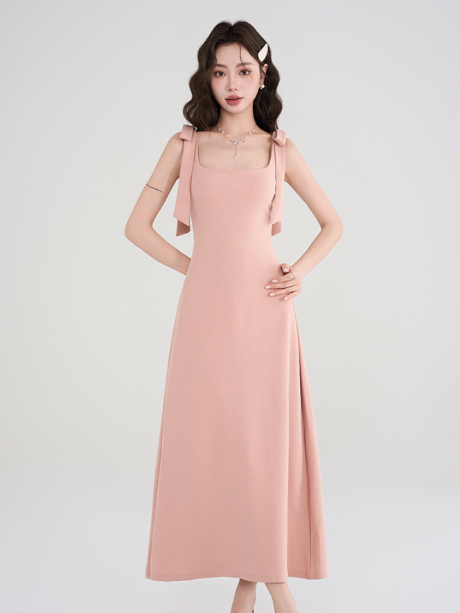 Sweet Bowknot Maxi Dress