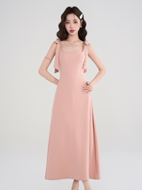 Sweet Bowknot Maxi Dress