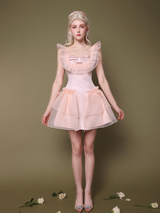 First Love Layered Ribbon Dress