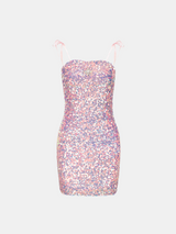 Sparkling Sequin Corset Mini Dress