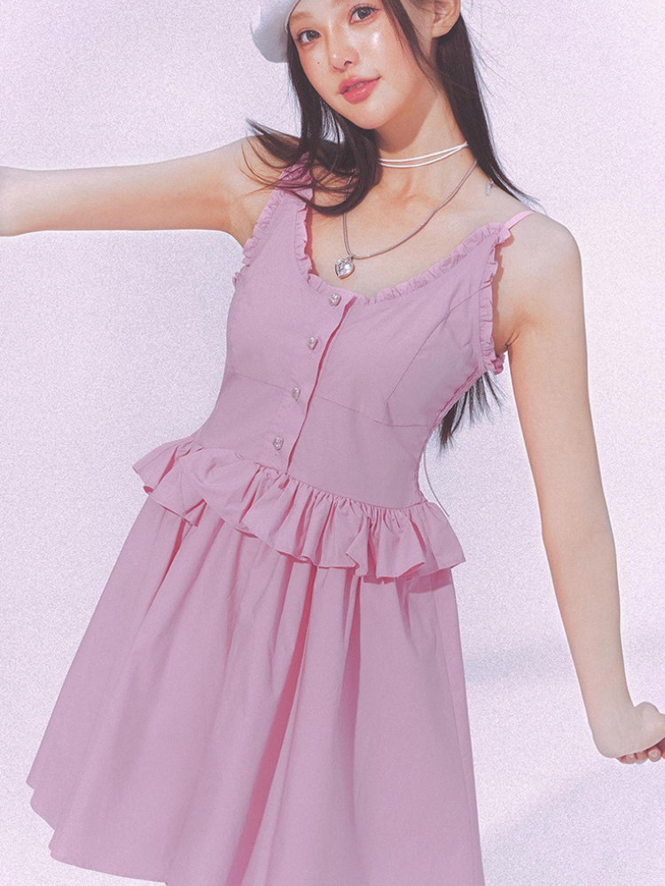 Parisian Ruffle Charm Dress