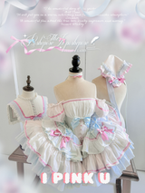 Little Chef Lady Blue Pink Lolita Dress