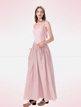 Blossom Ribbon Maxi Dress