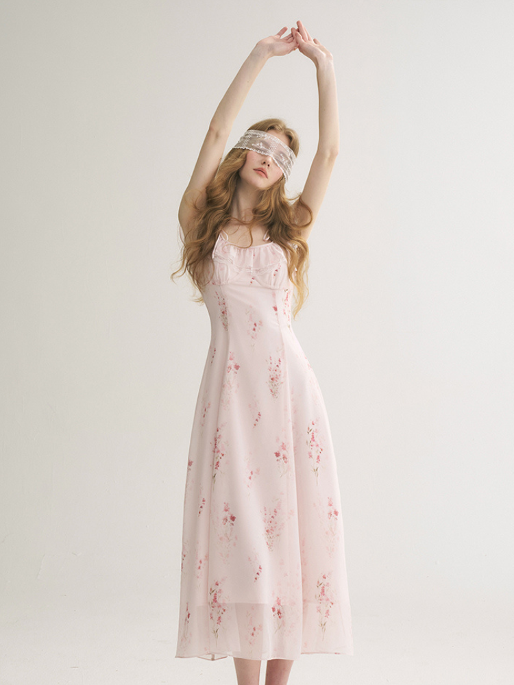 Whispering Petals Maxi Dress