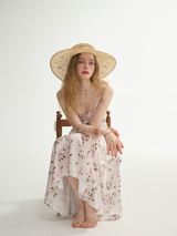Roseblush Vine Slip Dress