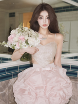 Dreamy Ruffled Organza Mini Dress