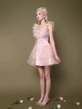First Love Layered Ribbon Dress