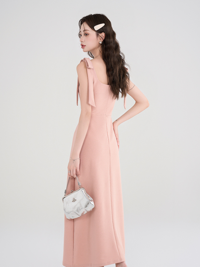 Sweet Bowknot Maxi Dress