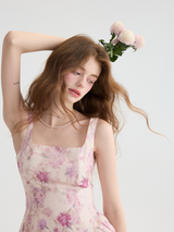 Whispering Peony Mini Dress