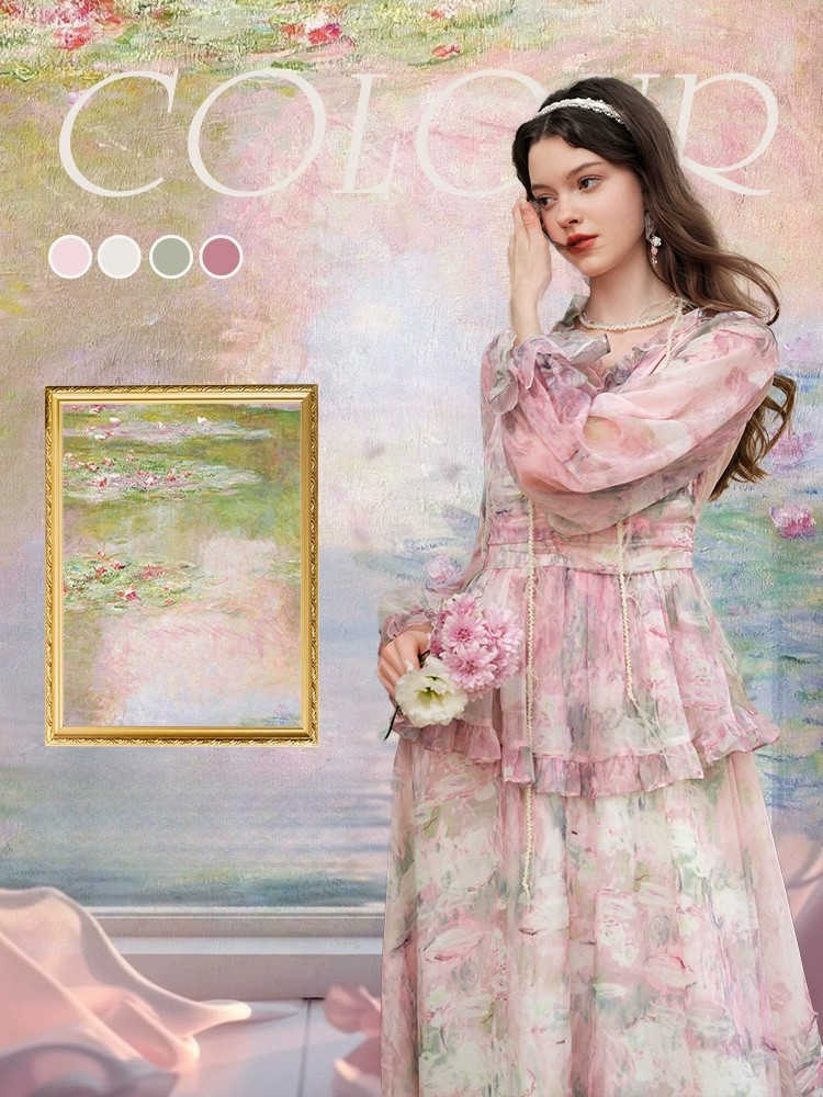 Monet’s Dream Tulle Dress