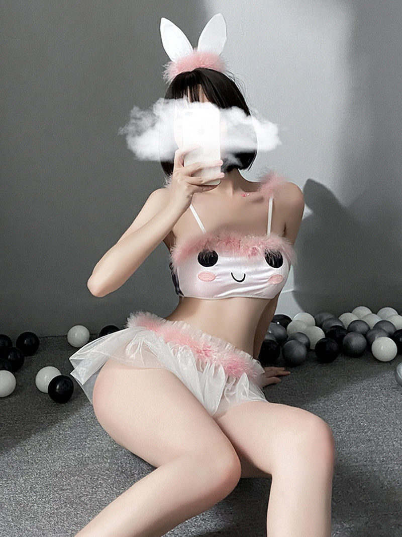 Cute Cat Underwear Uniform Set