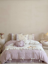 Bunny Garden French Cotton Bedding Set