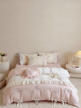 Bunny Garden French Cotton Bedding Set