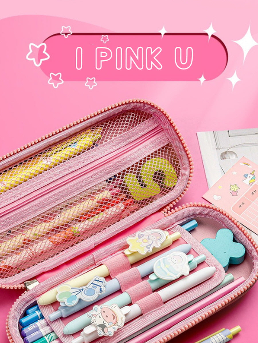 Kawaii Pet Cat Rabbit Pencil Case