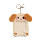 Cute Plush Animal Card Keychain Bag