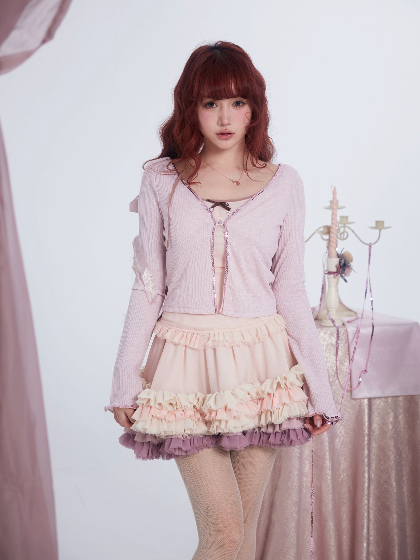 Misty Ribbon Whimsy Cardigan