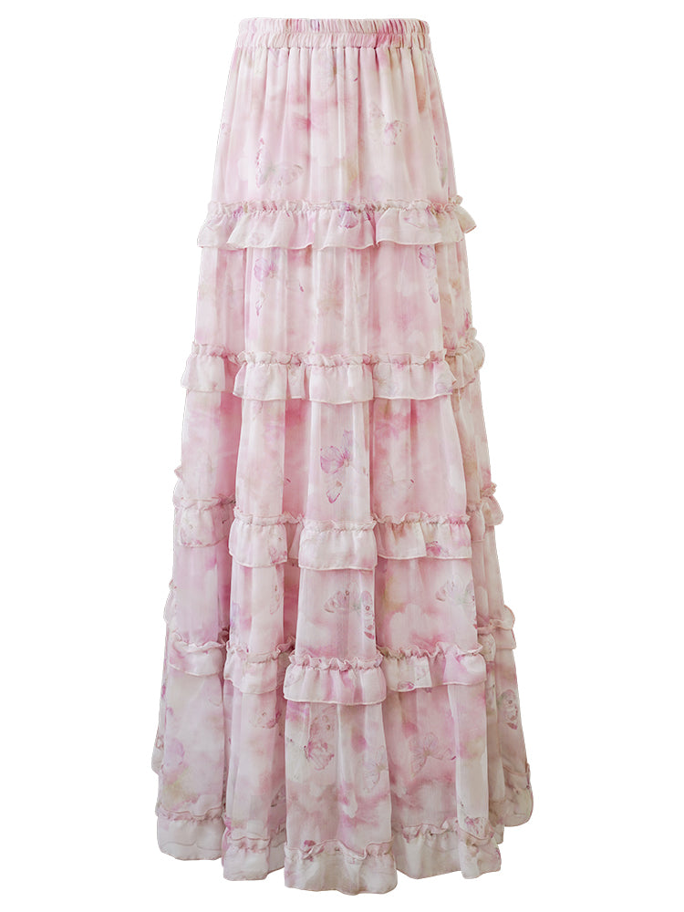 Poem in Petal Layered Skirt