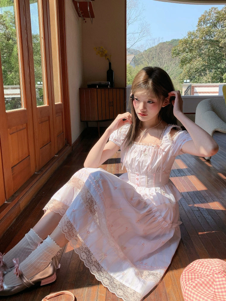 Cherry Bloom Corset Dress