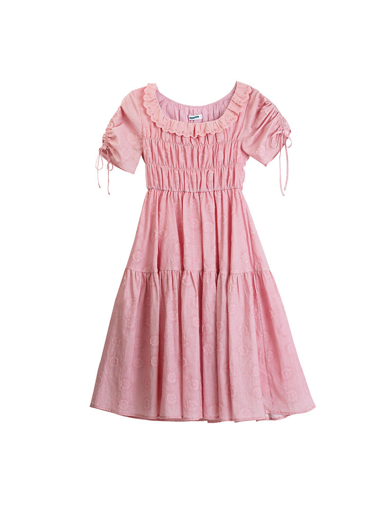 Peony Bloom Tiered Dress