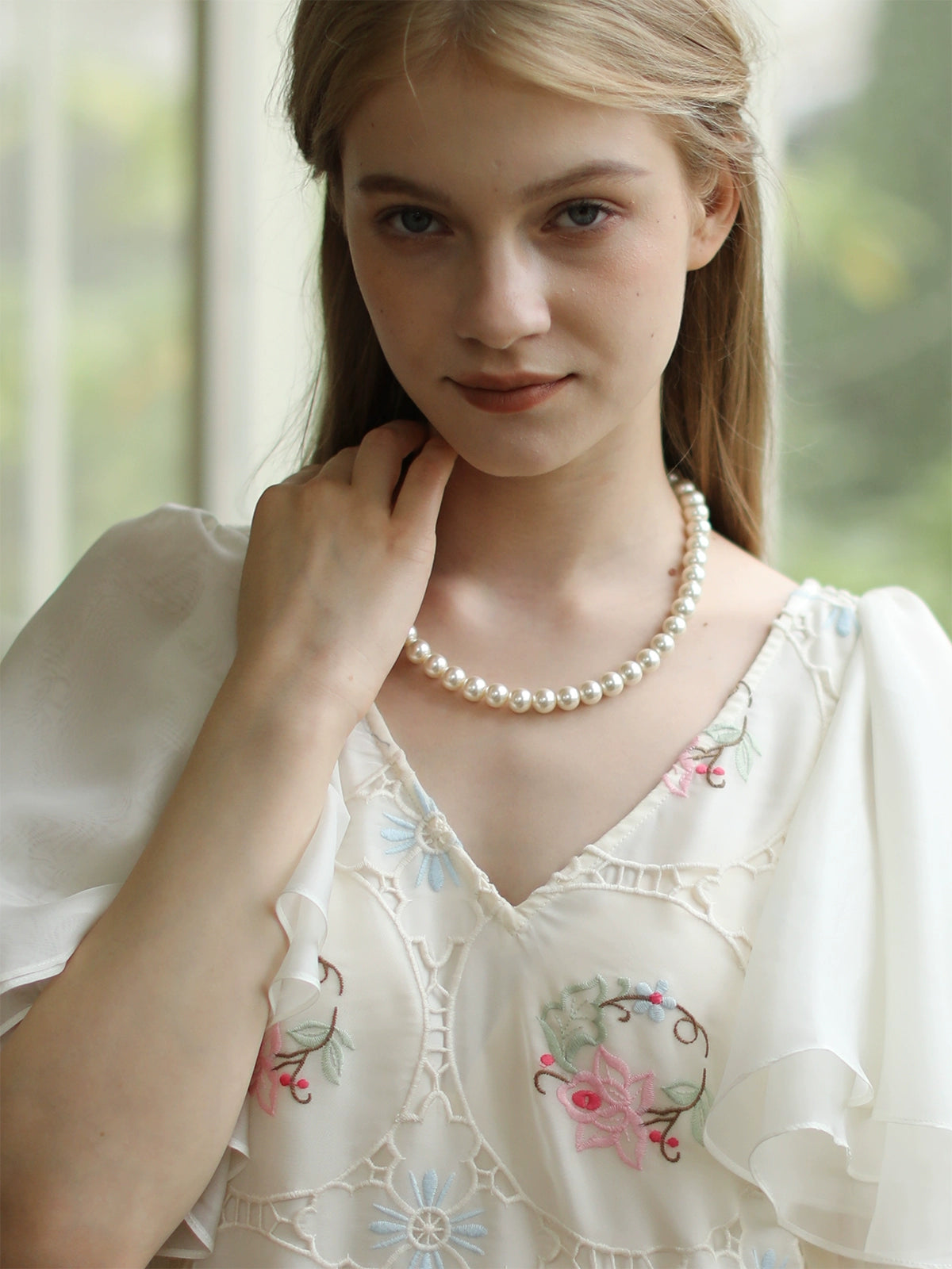 Garden Pearl Wishes Necklace