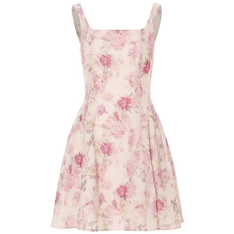 Whispering Peony Mini Dress