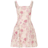 Whispering Peony Mini Dress