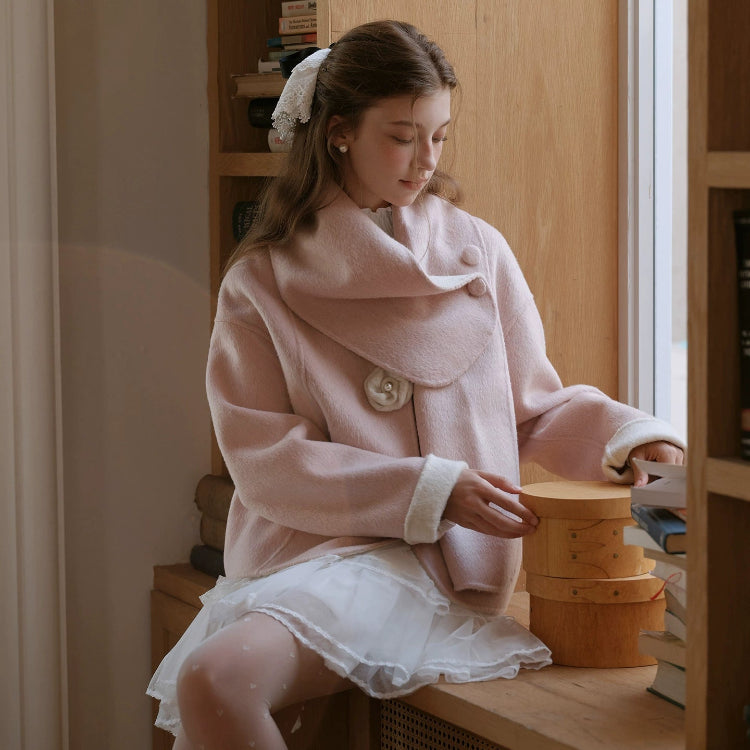 Roseraie Whispers Wool Coat