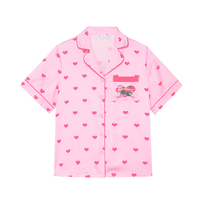 Cherry Pop Heart Pajama Quartet