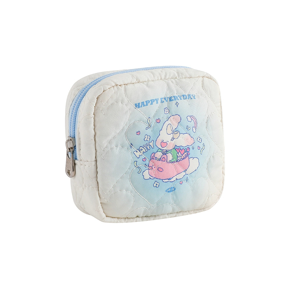 Quilting Heart Bunny Makeup Bag Coin Purse