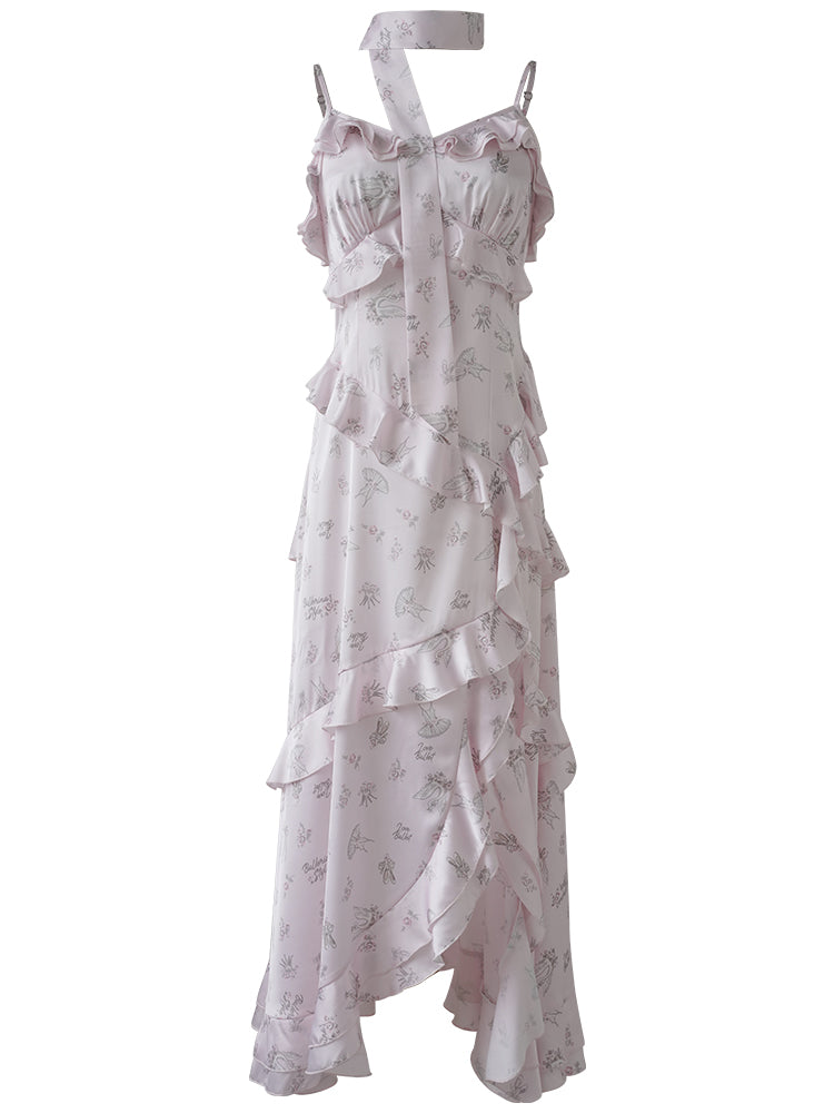 Pink Floral Slip Fairy Dress
