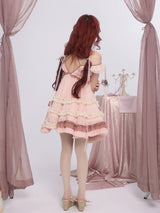 Whipped Berry Chiffon Dress