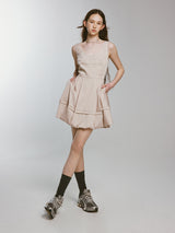 Chic Textured Mini Dress