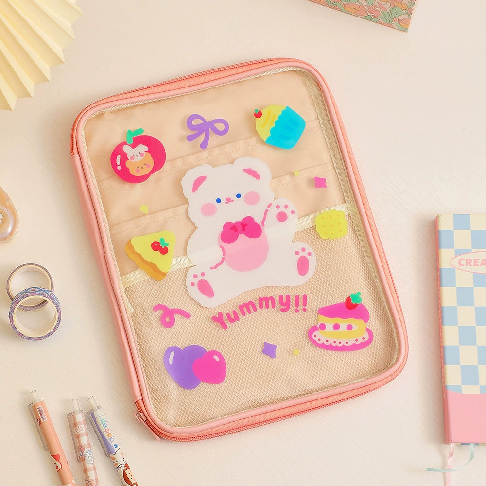 Cute Animal Ipad Tablet PVC Storage Bag