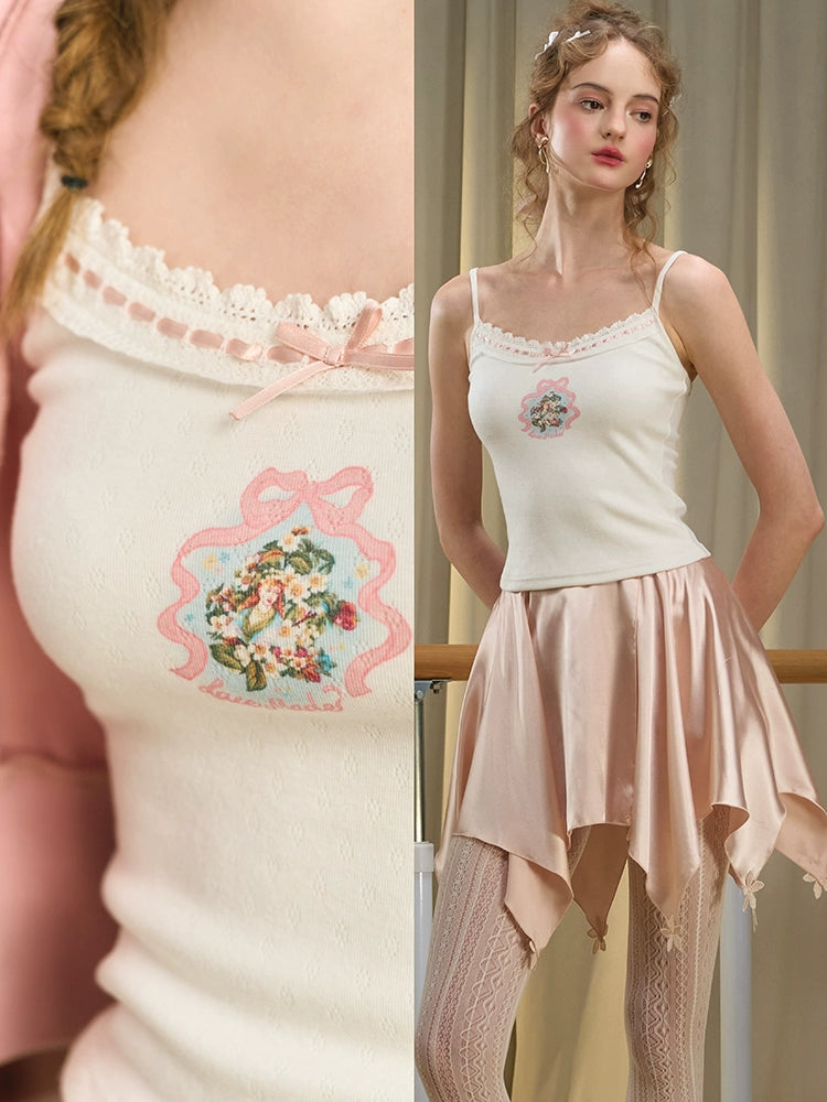 Lace Melody Embroidered Camisole