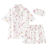 White HelloKitty Summer Cotton Pajama